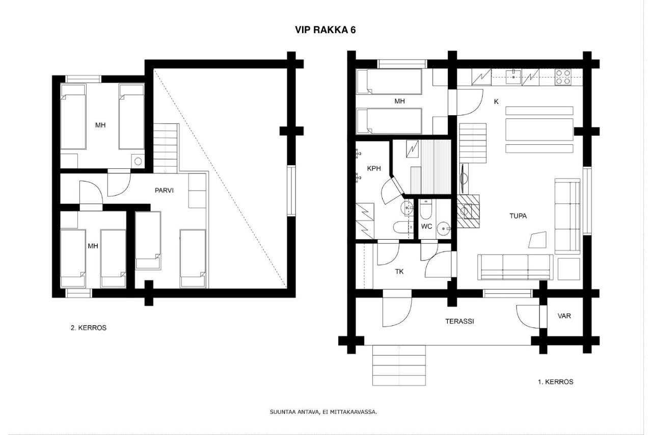 Vip Rakka Villas 5 & 6 레비 외부 사진